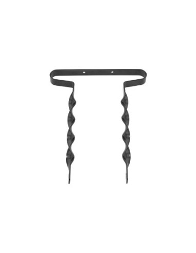 20 Lowrider Flat Twisted Bumper Front/Rear Black.